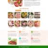 Ảnh bìa trang web Thực phẩm sạch Thaovy Food, thiết kế đẹp mắt phù hợp với SEO "thiết kế web giá rẻ Webdy".