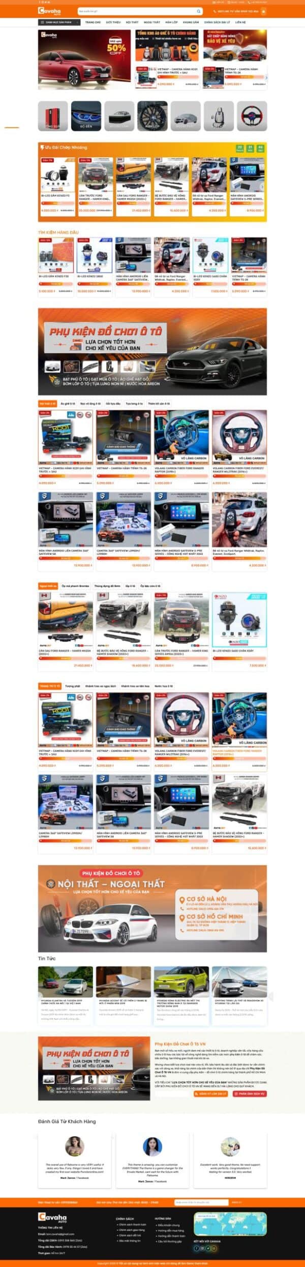 Theme WordPress đồ chơi xe hơi 4